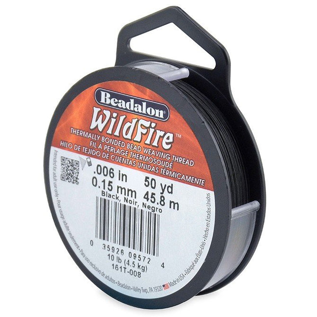 Wildfire 0.15mm Black 50yd (45.8 metres)