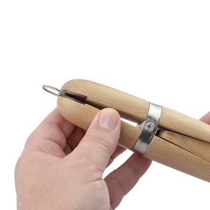 Wooden Ring - Wire Clamp