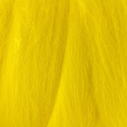 Yellow 20g Felt Merino Roving
